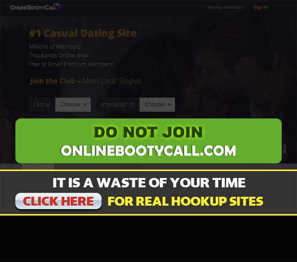 Screen Capture of the site OnlineBootyCall.com